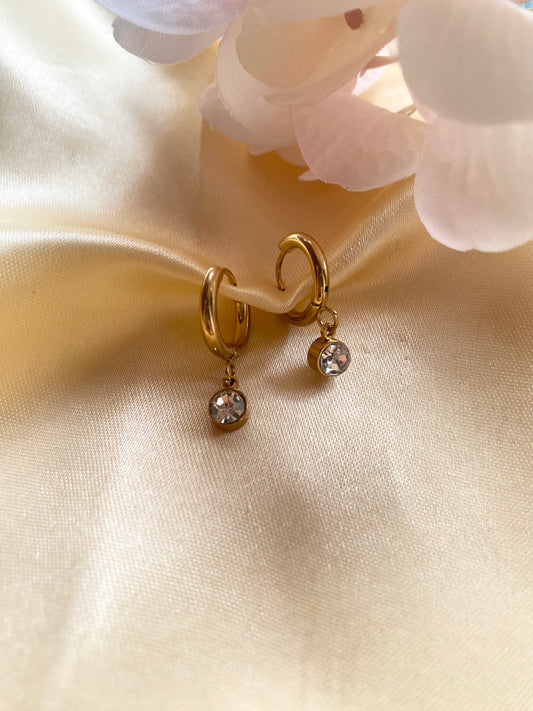 One Diamond Earrings