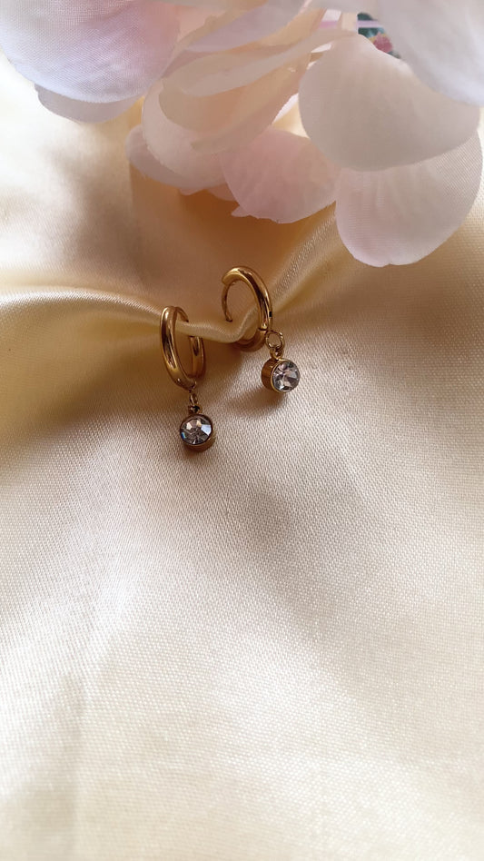 One Diamond Earrings